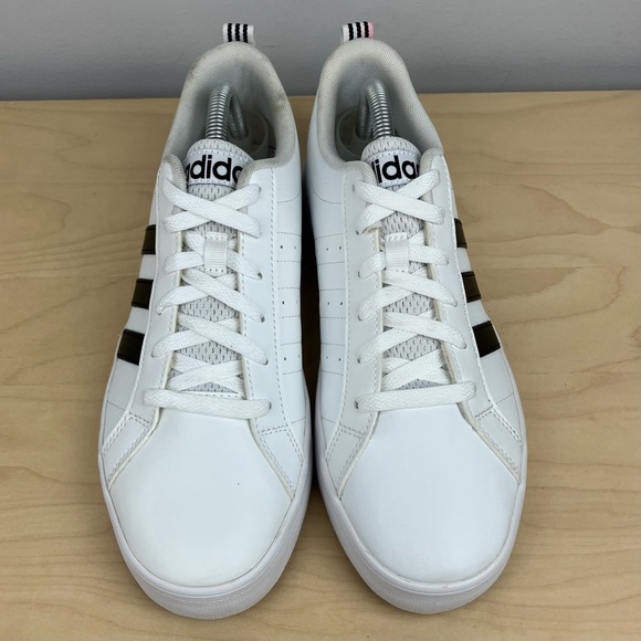 Adidas Women’s Size 9.0 Neo Pace White & Black Low Top Athletic Tennis Shoes - Picture 4 of 11